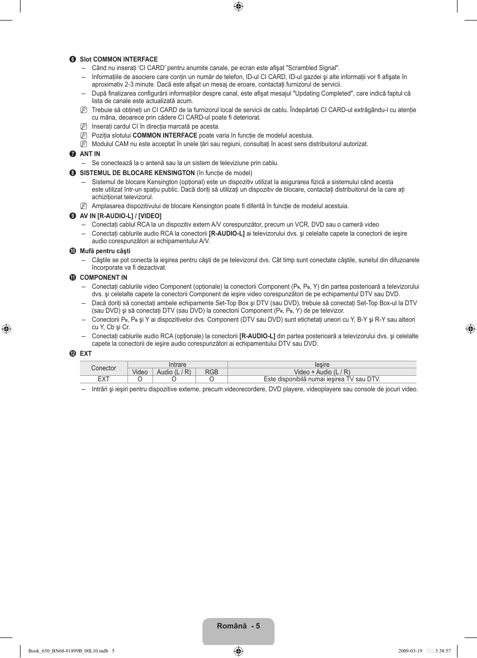 Samsung LE22B650T6W User Manual | Page 231 / 288
