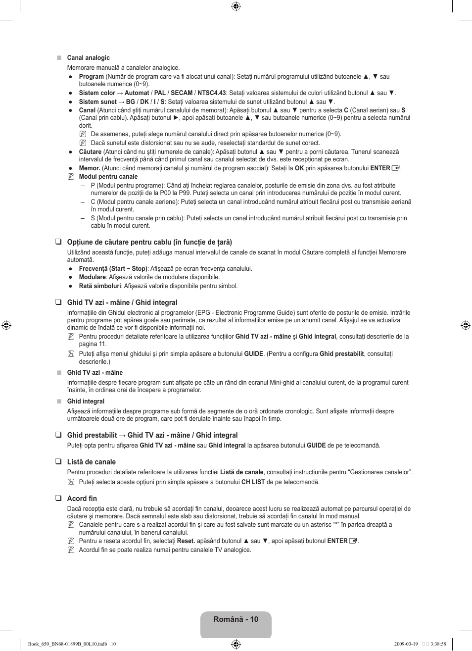 Samsung LE22B650T6W User Manual | Page 236 / 288