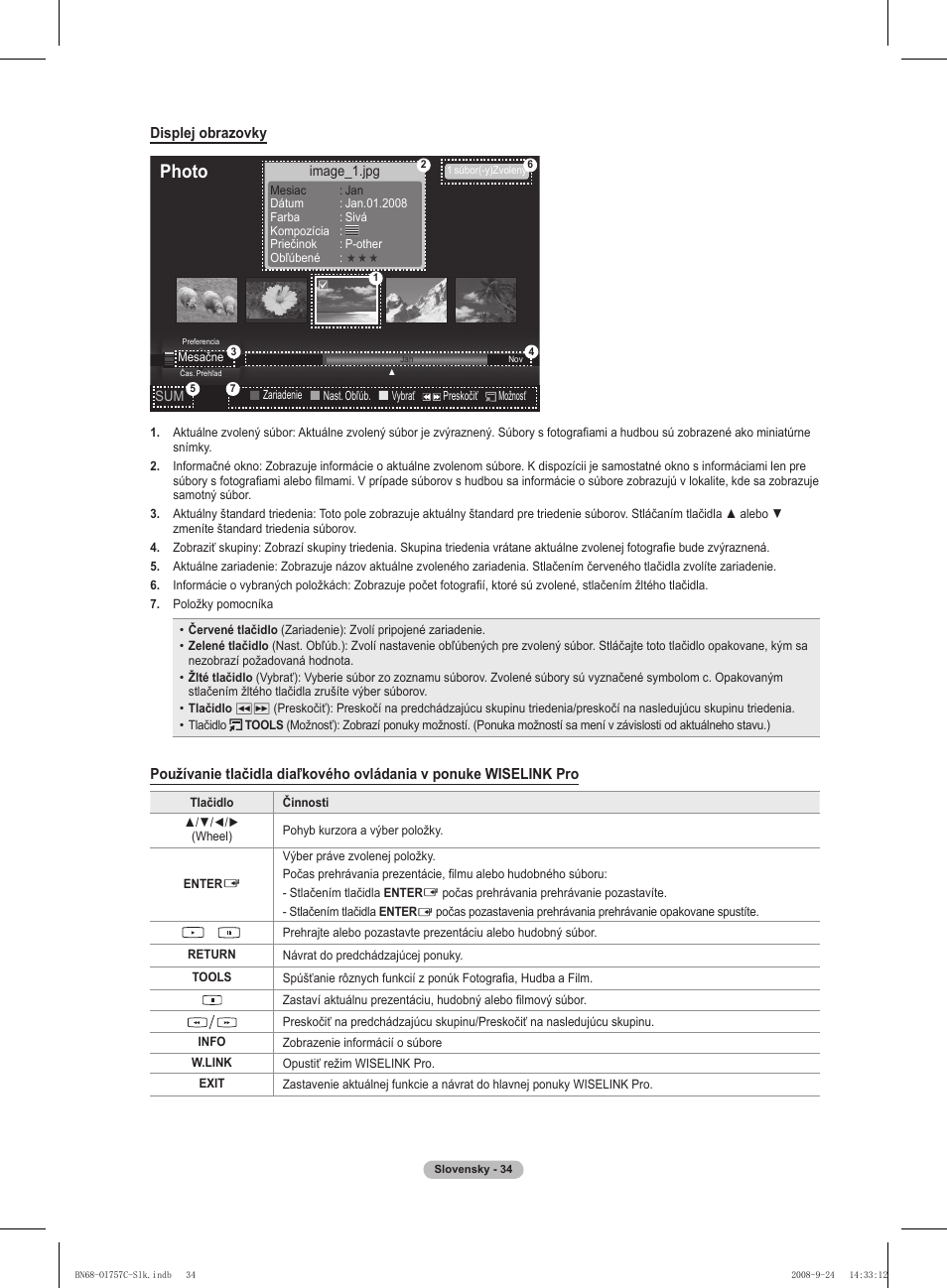 Photo | Samsung PS50A756T1M User Manual | Page 412 / 503