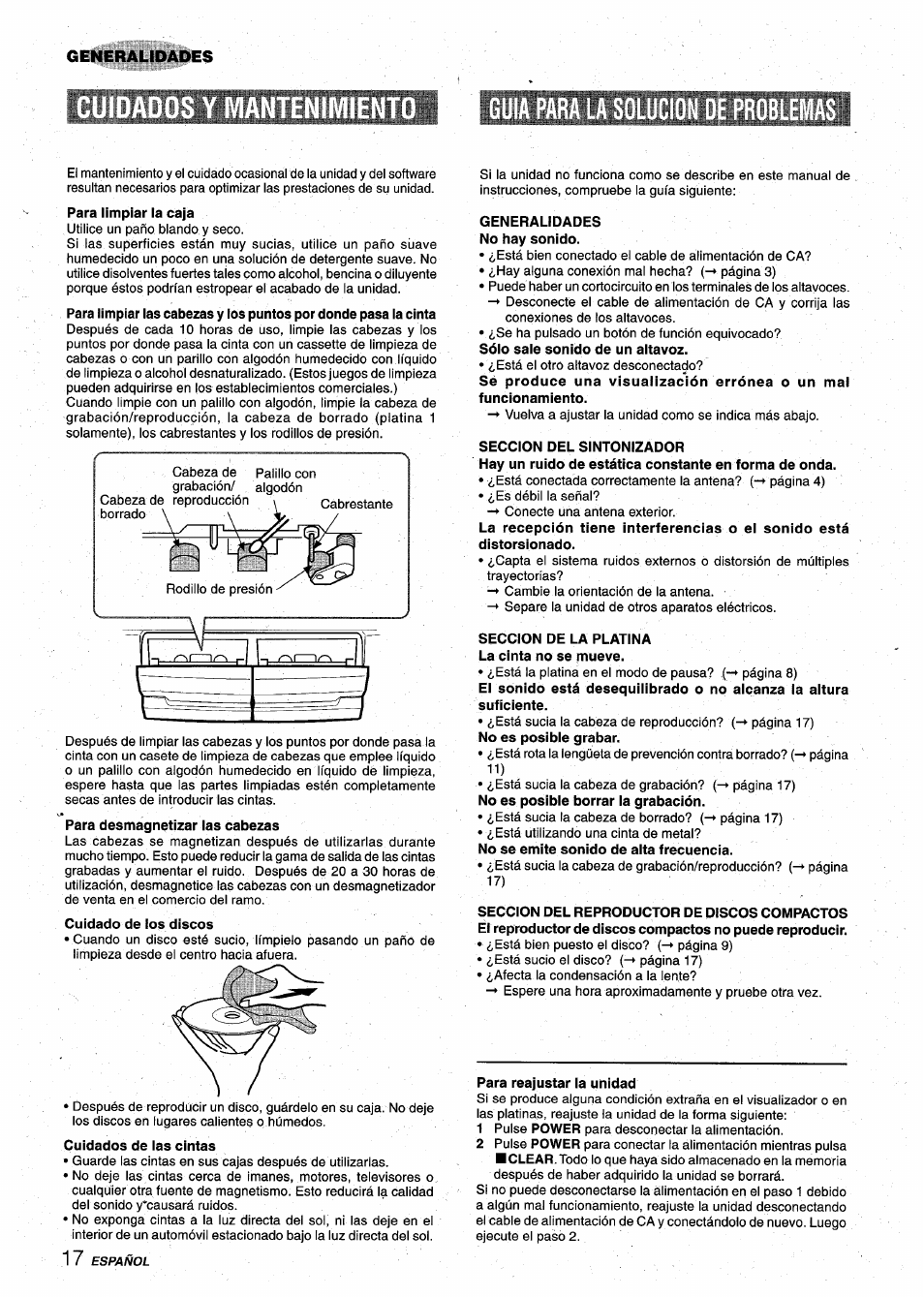 I ii | Aiwa XR-M75 User Manual | Page 36 / 56