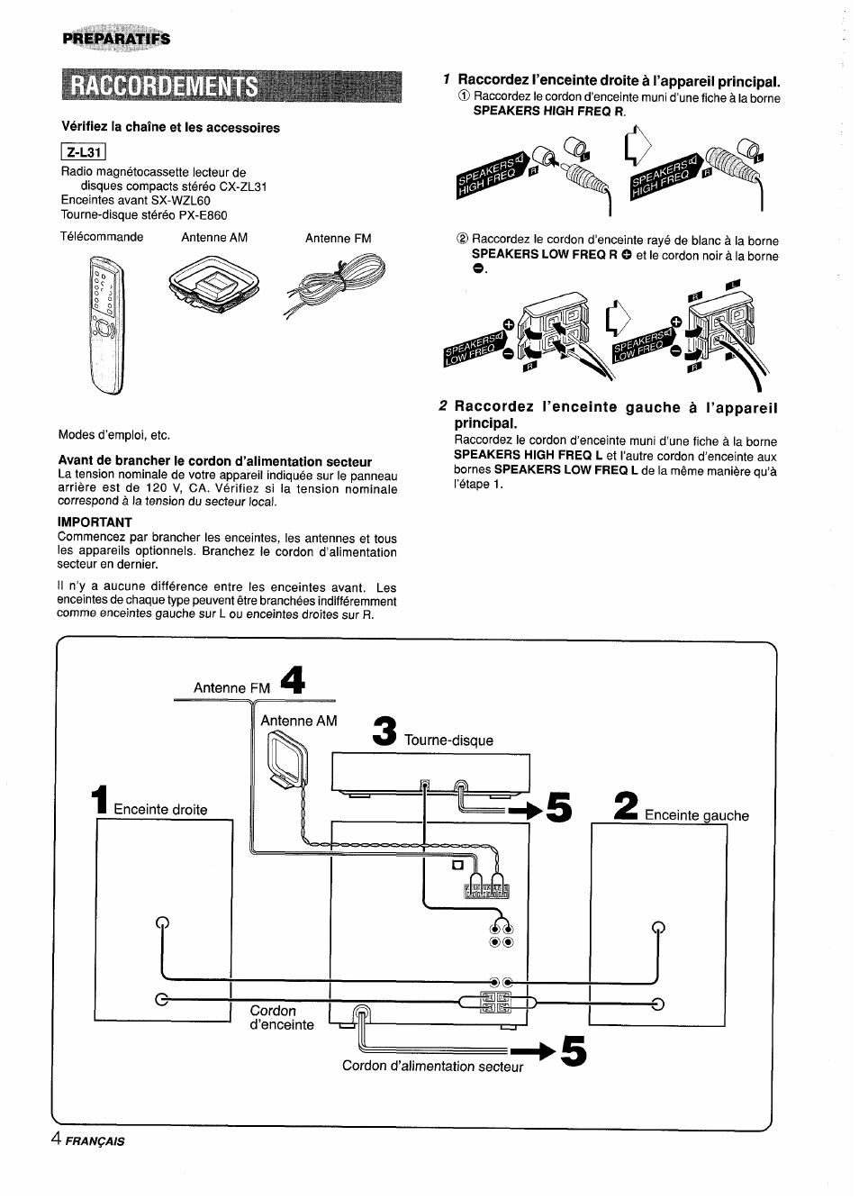 Aiwa Z-L31 User Manual | Page 48 / 68