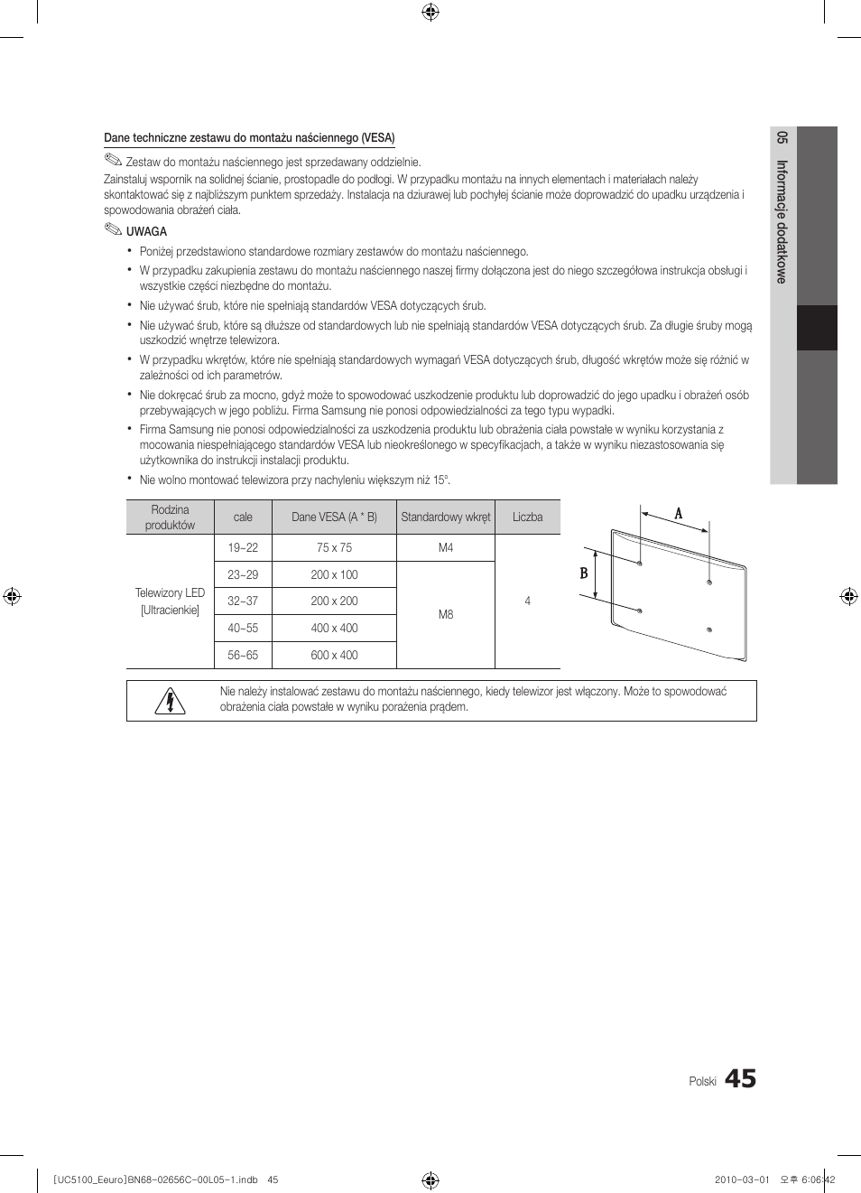 Samsung UE46C5000QW User Manual | Page 146 / 502