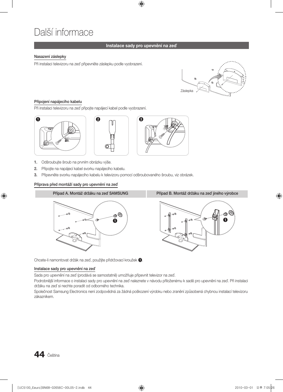 Další informace | Samsung UE46C5000QW User Manual | Page 345 / 502