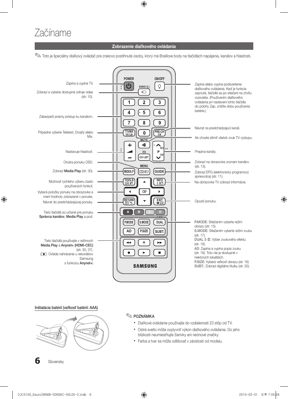 Začíname | Samsung UE46C5000QW User Manual | Page 357 / 502