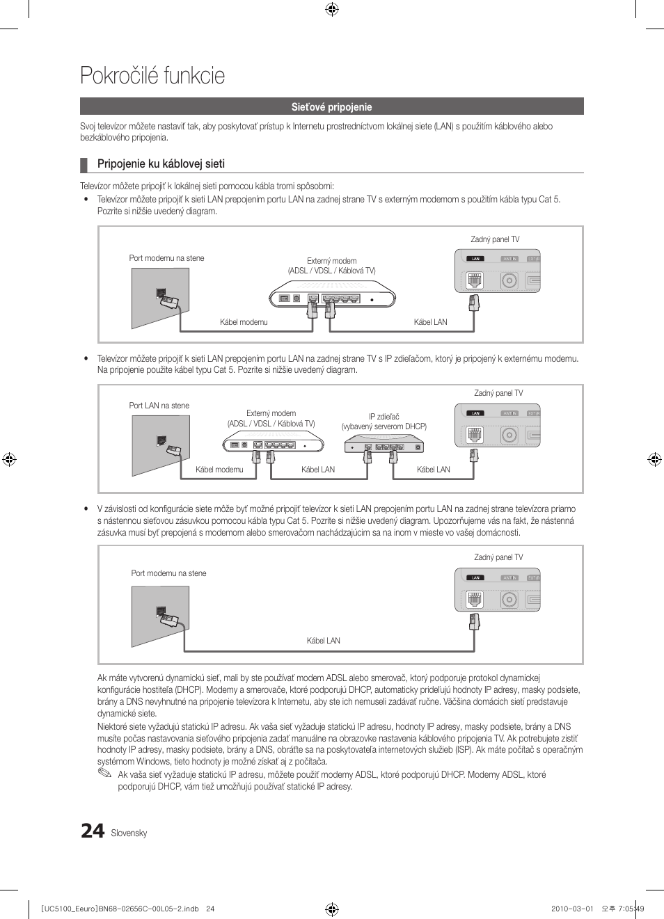 Pokročilé funkcie | Samsung UE46C5000QW User Manual | Page 375 / 502