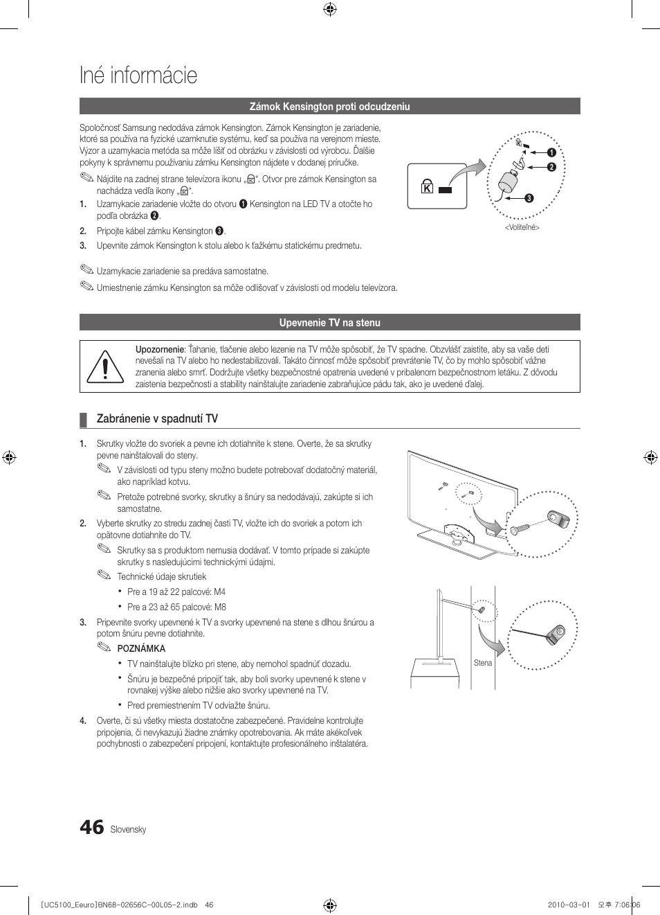 Iné informácie | Samsung UE46C5000QW User Manual | Page 397 / 502