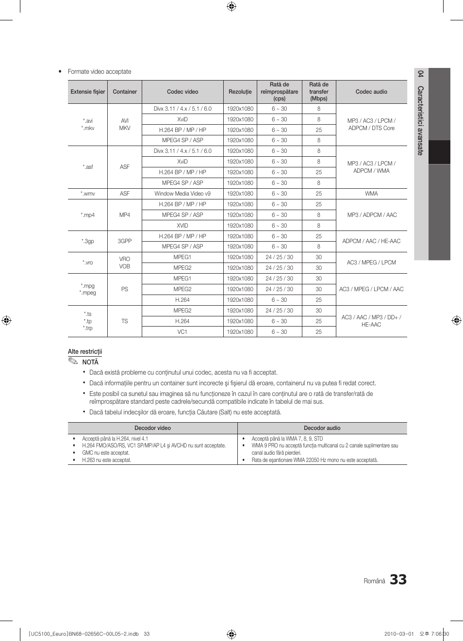 Samsung UE46C5000QW User Manual | Page 434 / 502