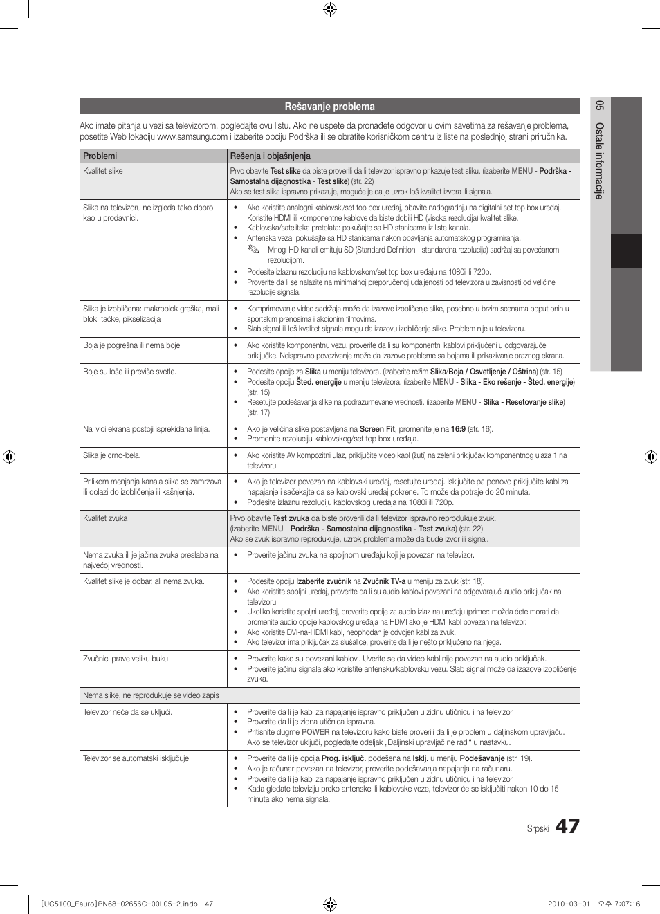 Samsung UE46C5000QW User Manual | Page 498 / 502