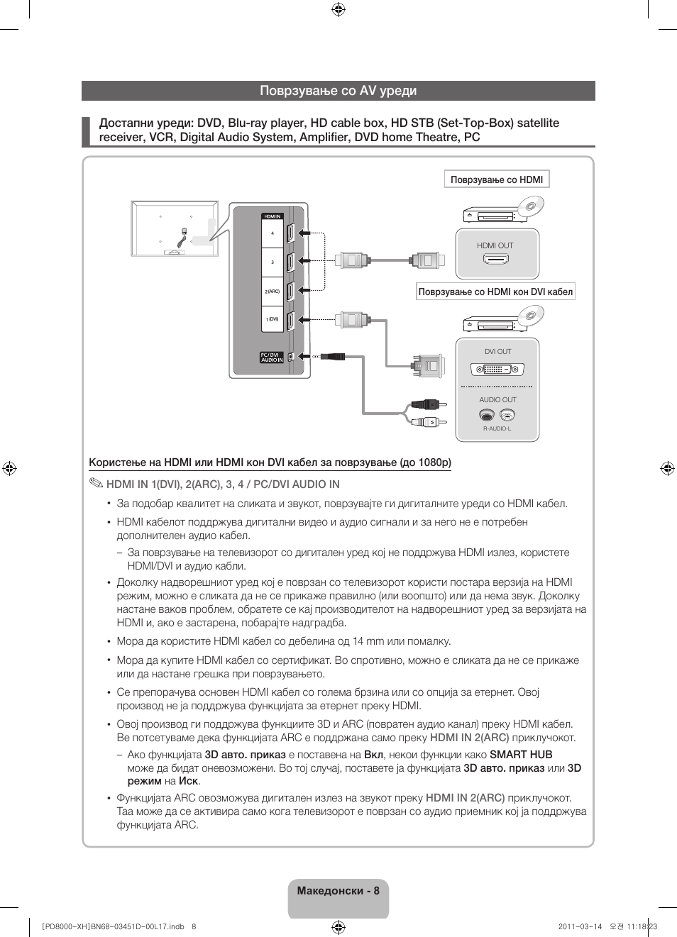Samsung PS51D8000FS User Manual | Page 208 / 310