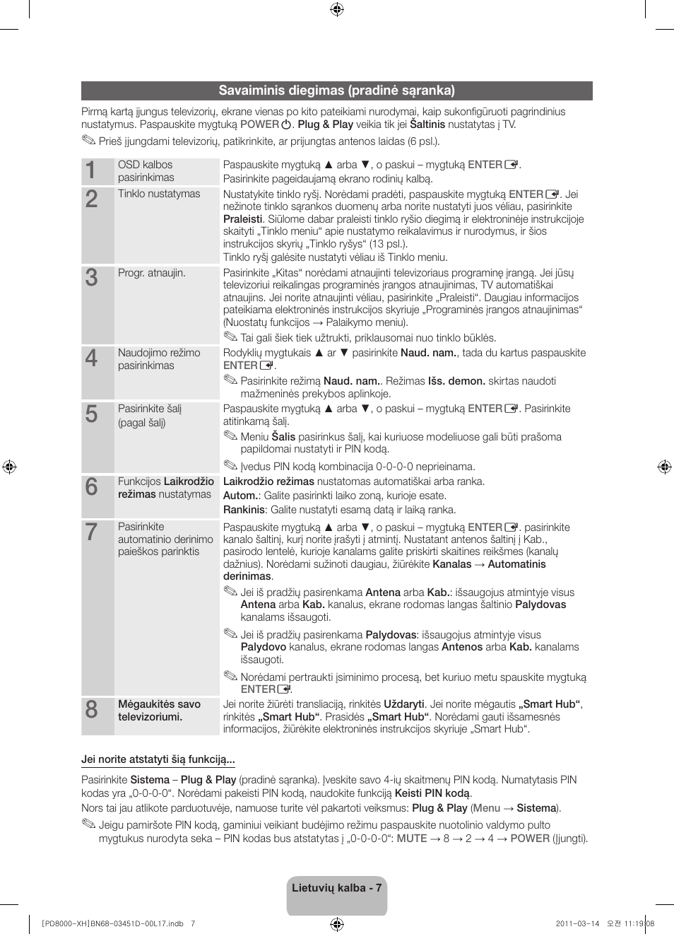 Samsung PS51D8000FS User Manual | Page 261 / 310
