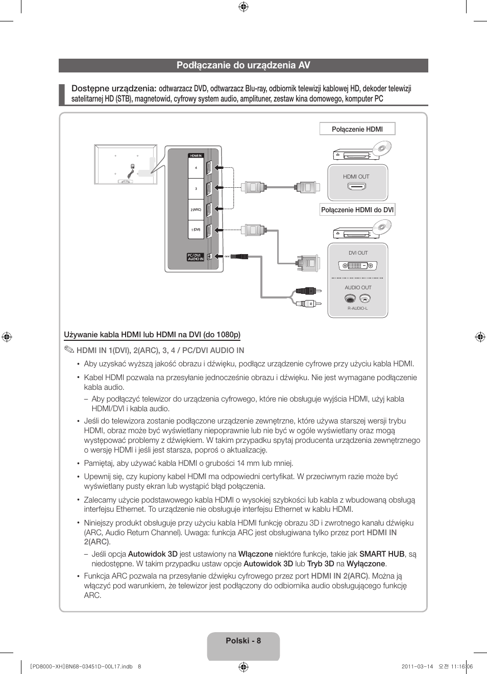 Samsung PS51D8000FS User Manual | Page 46 / 310