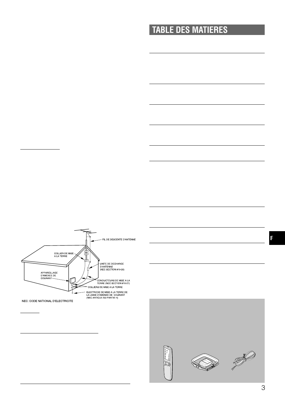 Table des matieres | Aiwa NSX-AJ22 User Manual | Page 44 / 62