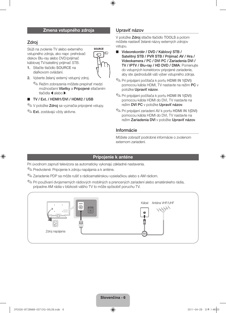 Samsung PS59D530A5W User Manual | Page 38 / 146