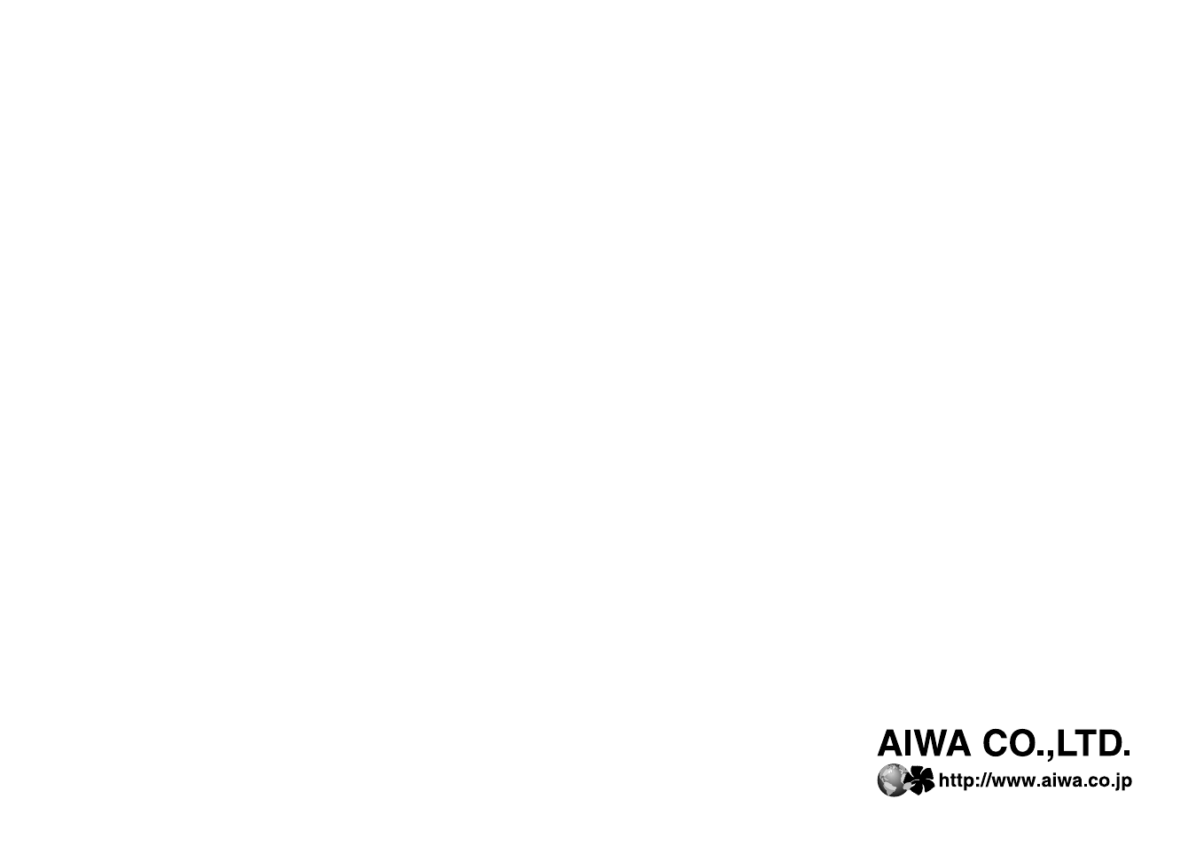 Aiwa XR-EM50 User Manual | Page 20 / 20