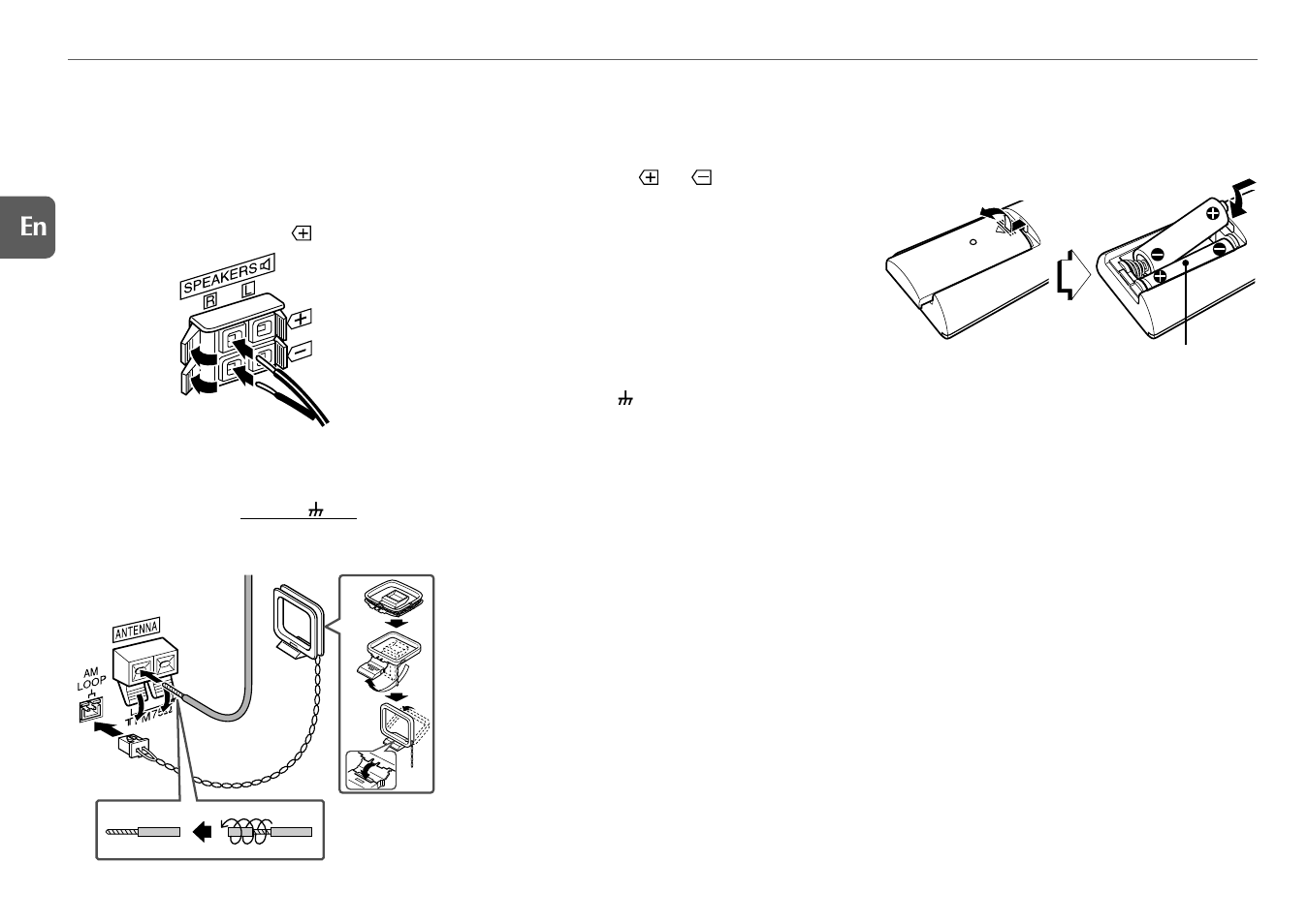 Preparations, Remote control, Connection | Aiwa XR-EM50 User Manual | Page 4 / 20