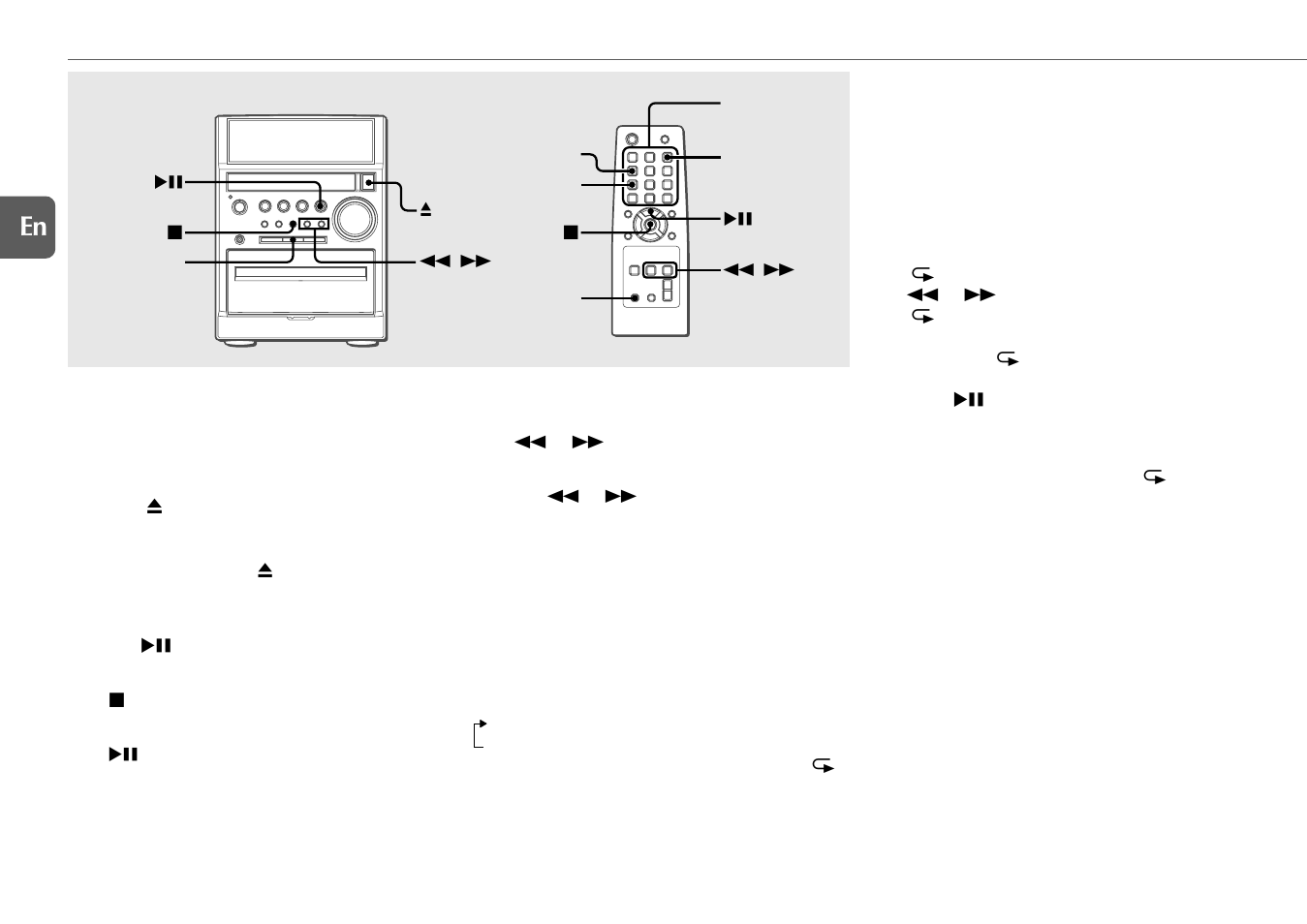 Cd operations, Playing a cd, Random/repeat play | Aiwa XR-EM50 User Manual | Page 8 / 20