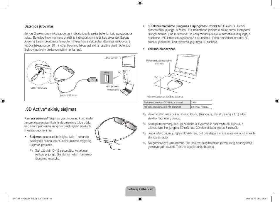 3d active“ akinių siejimas | Samsung UE85S9ST User Manual | Page 356 / 385