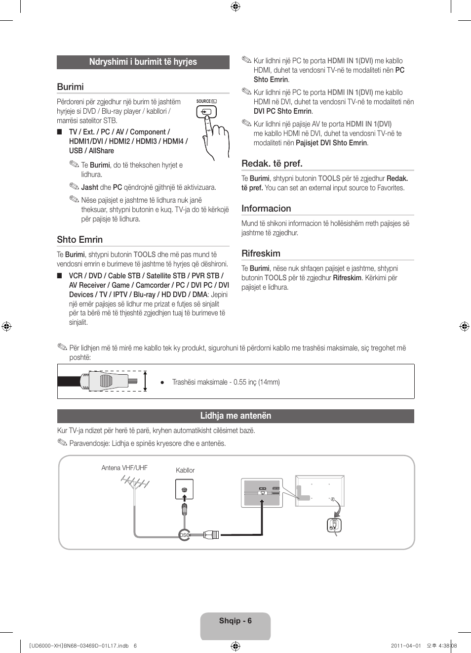 Samsung UE46D6000TW User Manual | Page 208 / 344