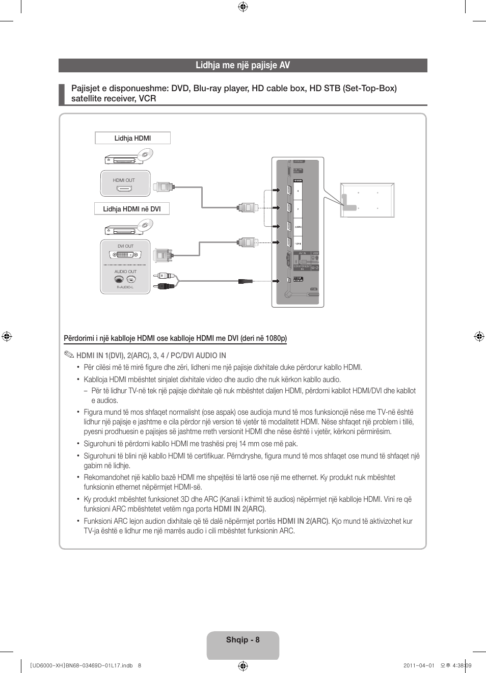 Samsung UE46D6000TW User Manual | Page 210 / 344