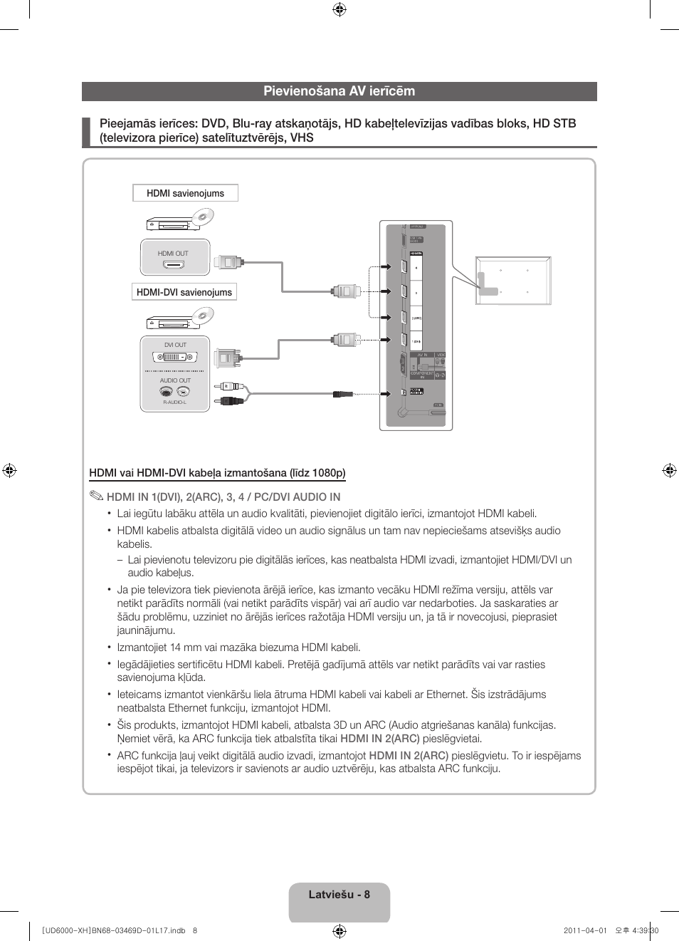 Samsung UE46D6000TW User Manual | Page 270 / 344