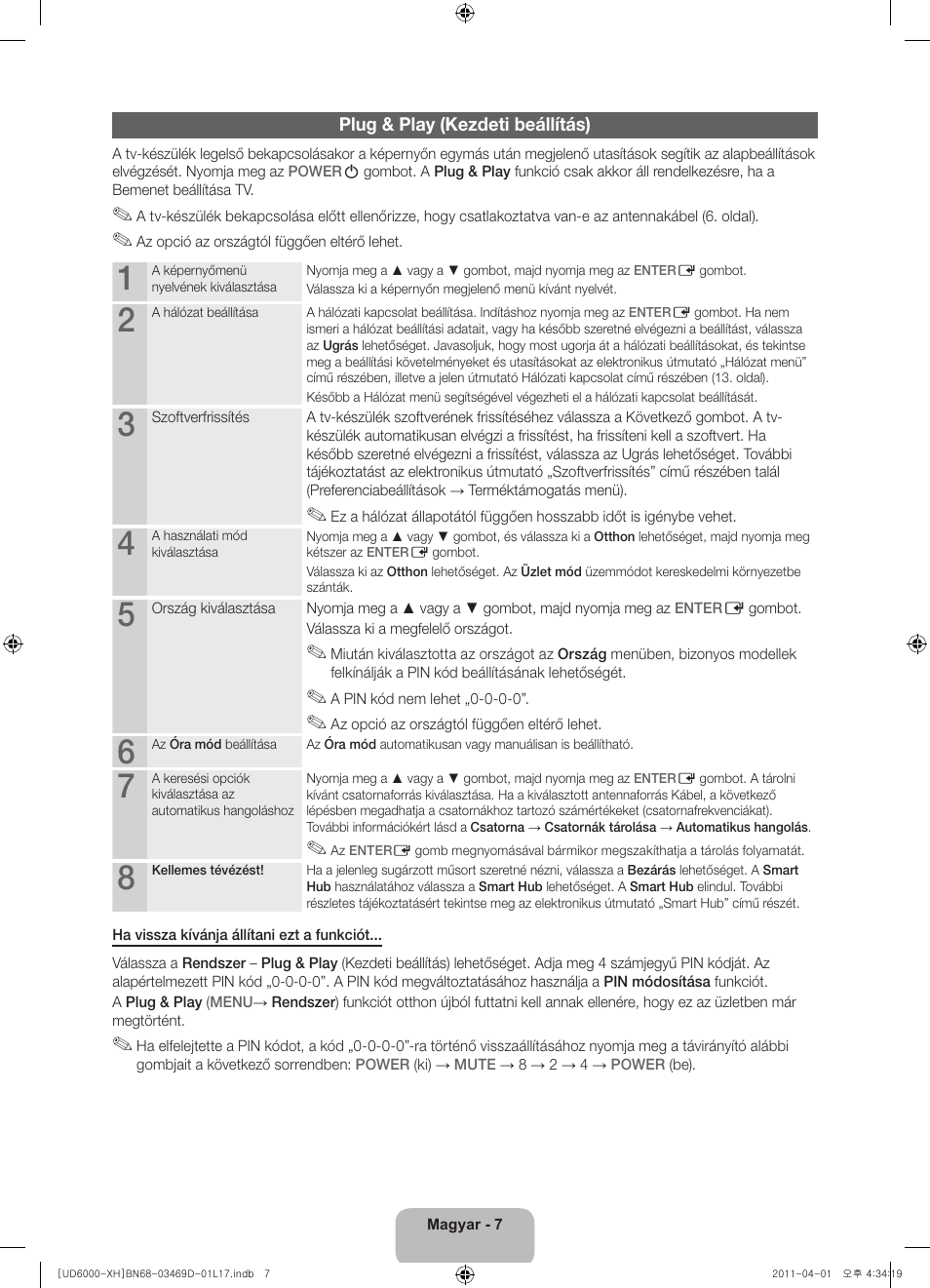 Samsung UE46D6000TW User Manual | Page 29 / 344