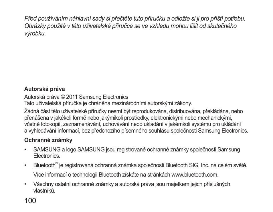 Samsung BHM1100 User Manual | Page 102 / 149