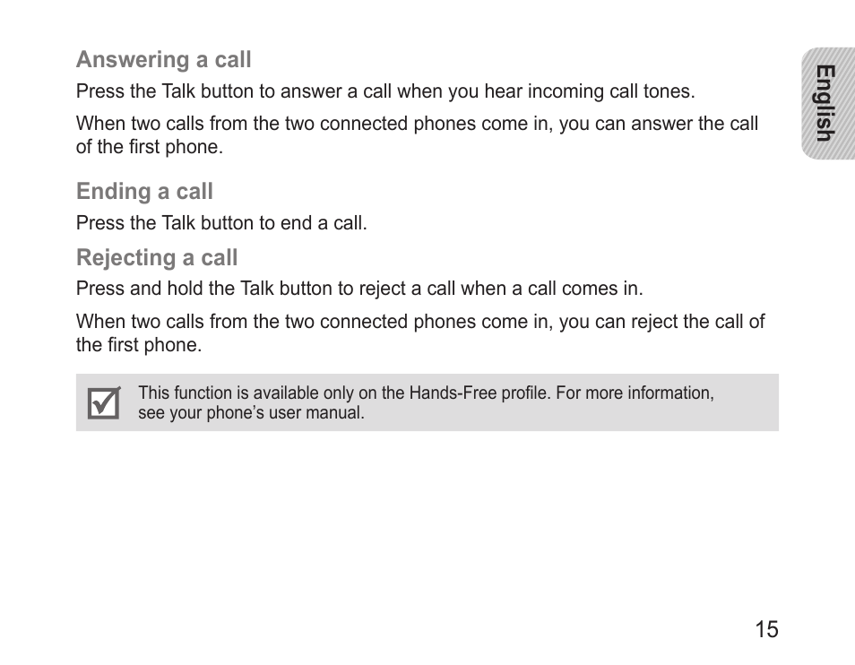 Samsung BHM1100 User Manual | Page 17 / 149