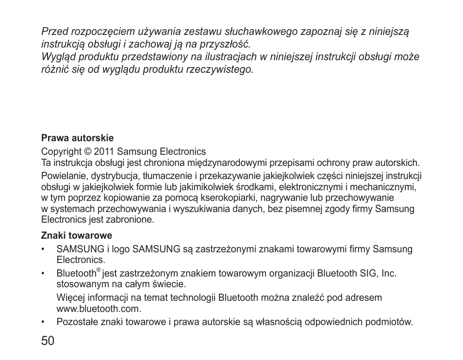 Samsung BHM1100 User Manual | Page 52 / 149
