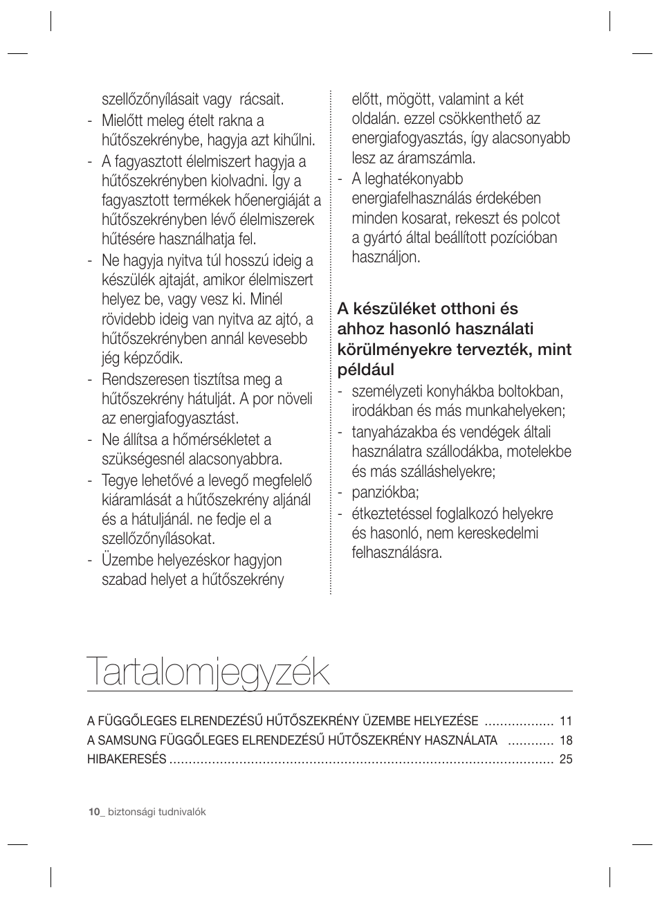 Tartalomjegyzék | Samsung RSG5PURS User Manual | Page 62 / 132