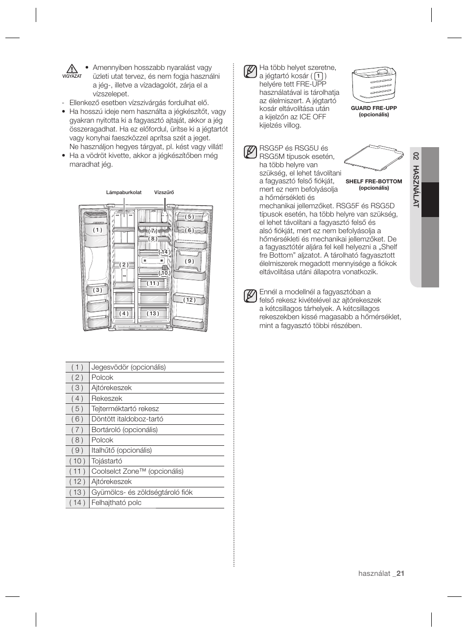 Samsung RSG5PURS User Manual | Page 73 / 132