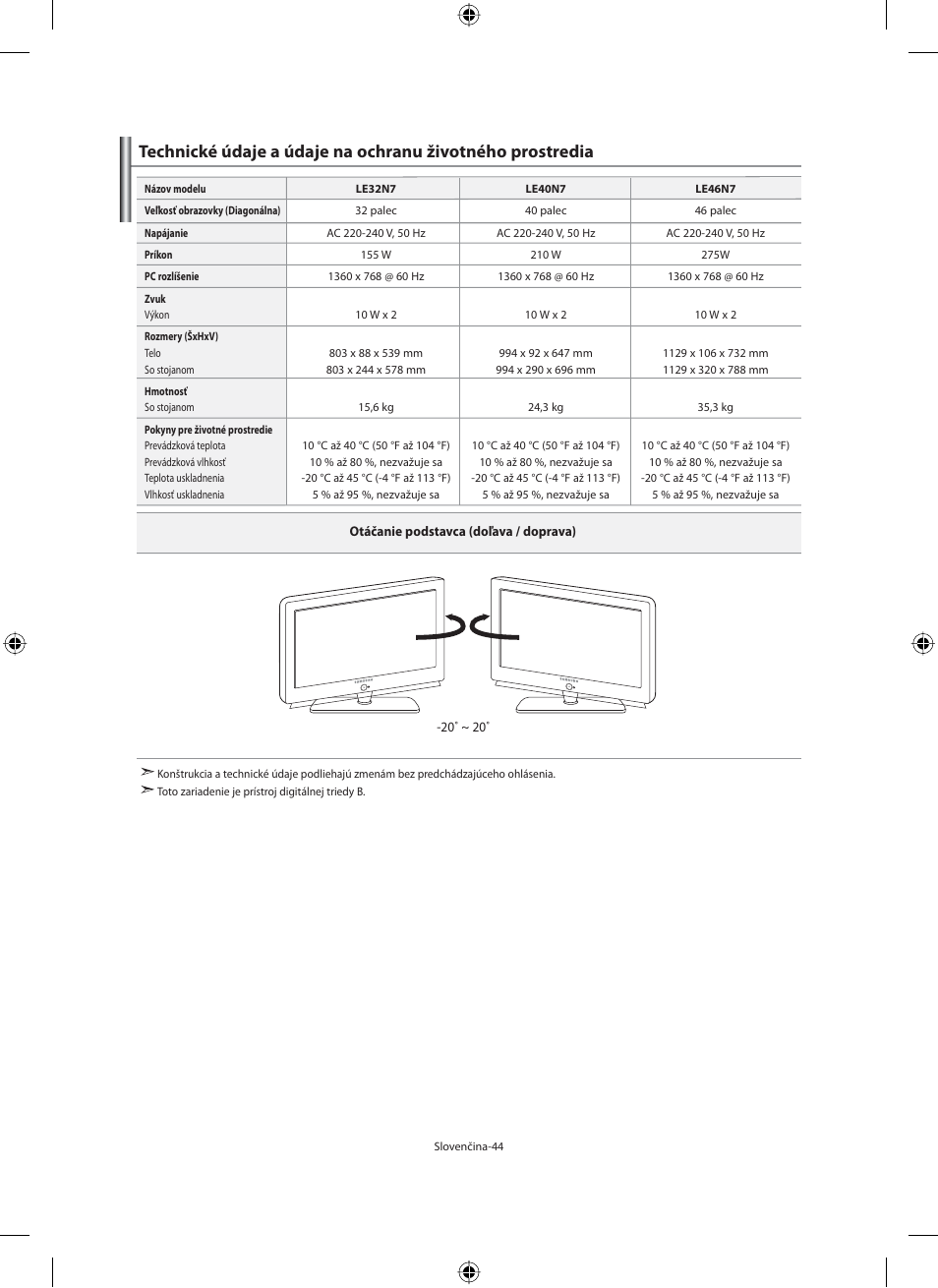 Samsung LE40N71B User Manual | Page 266 / 355