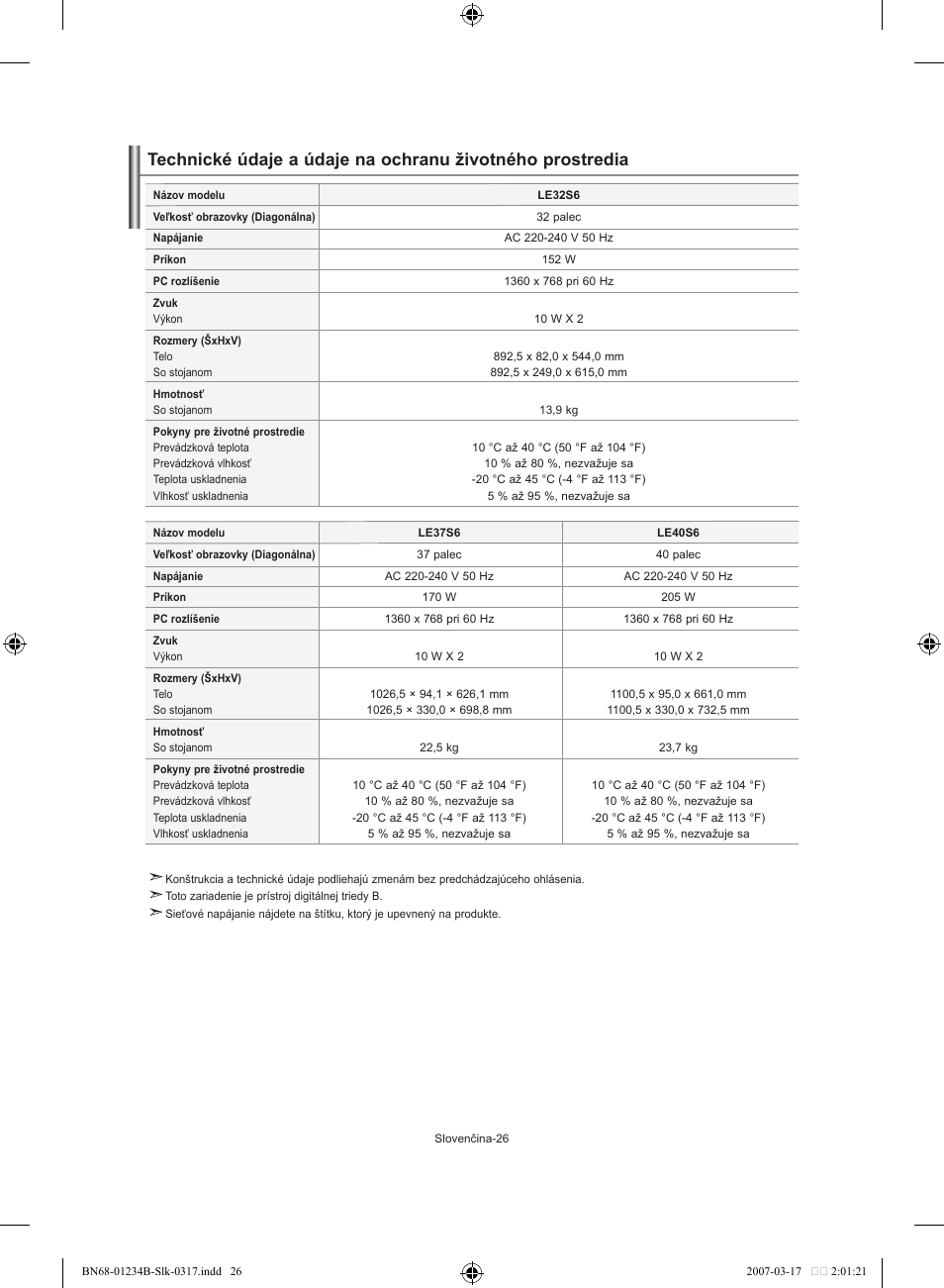 Samsung LE37S62B User Manual | Page 168 / 282