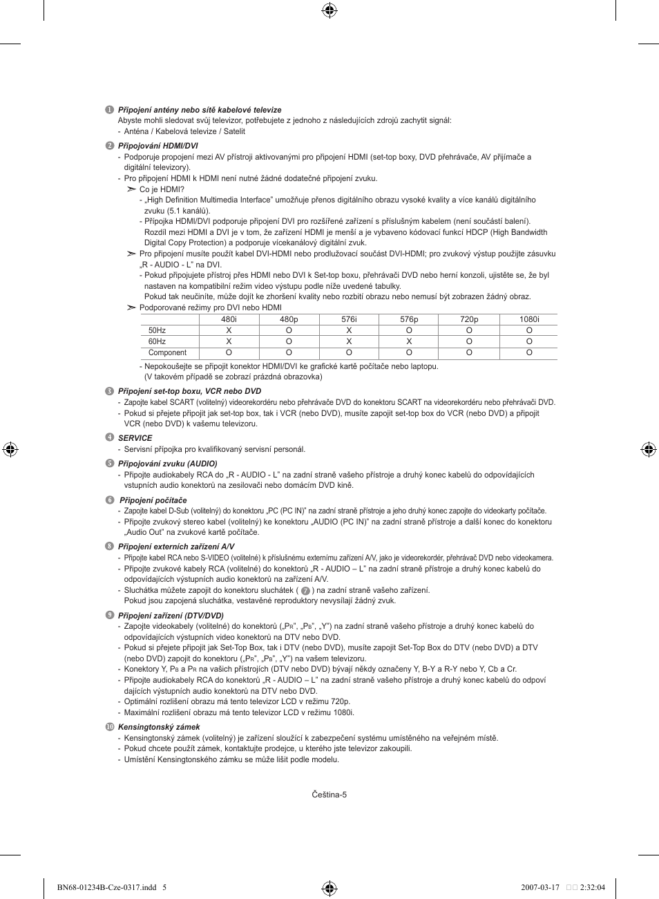 Samsung LE37S62B User Manual | Page 203 / 282