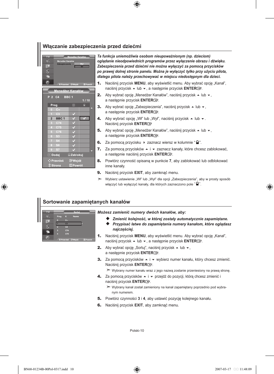 Samsung LE37S62B User Manual | Page 68 / 282