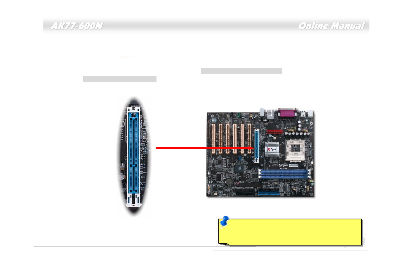 Agp (accelerated graphic port) 8x expansion slot | AOpen AK77-600N User Manual | Page 40 / 111