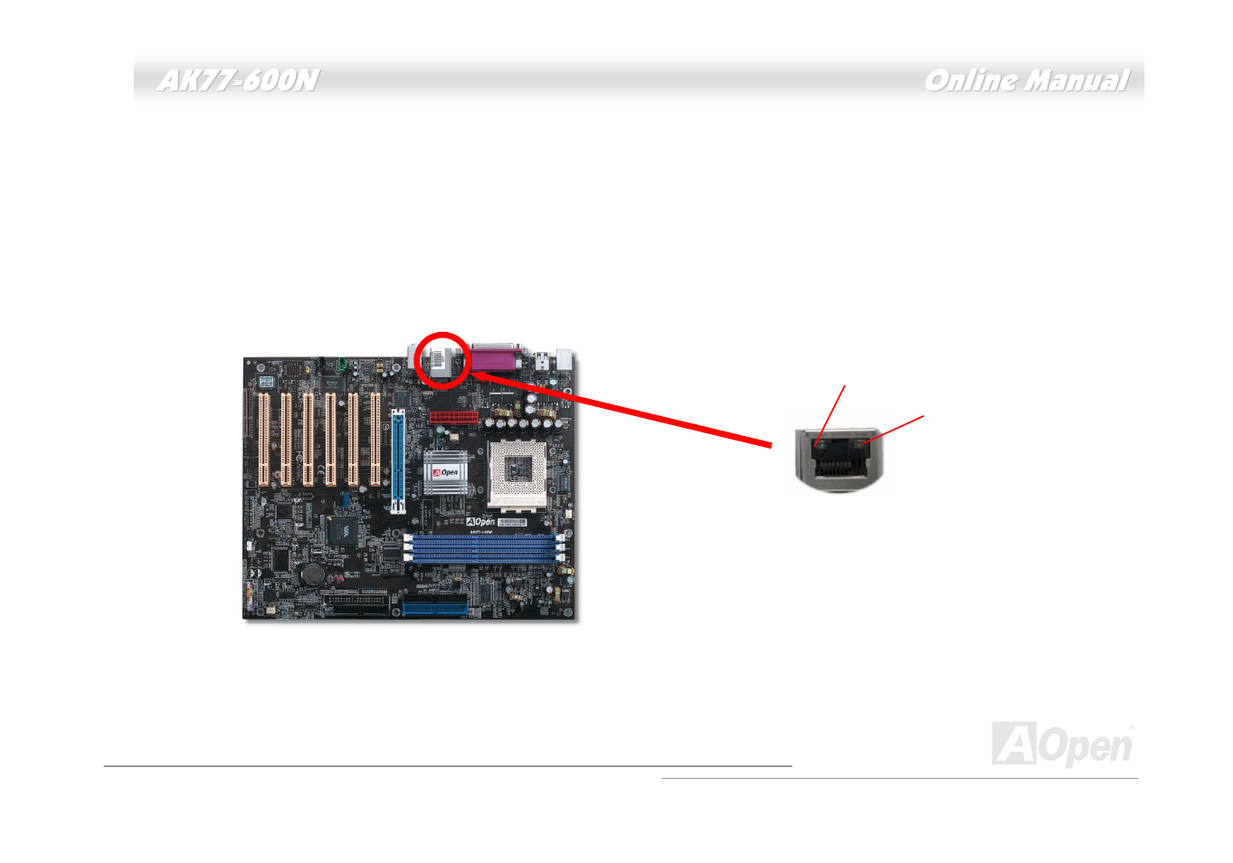 10/100 mbps lan onboard | AOpen AK77-600N User Manual | Page 46 / 111