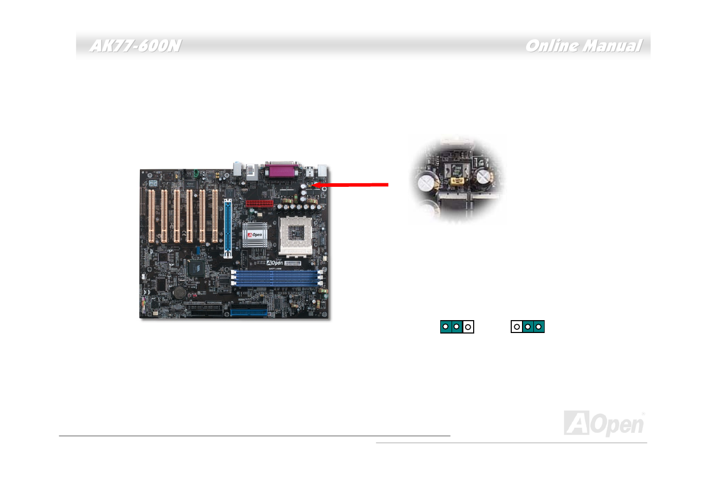 Jp28 kb/mouse wake-up jumper | AOpen AK77-600N User Manual | Page 61 / 111