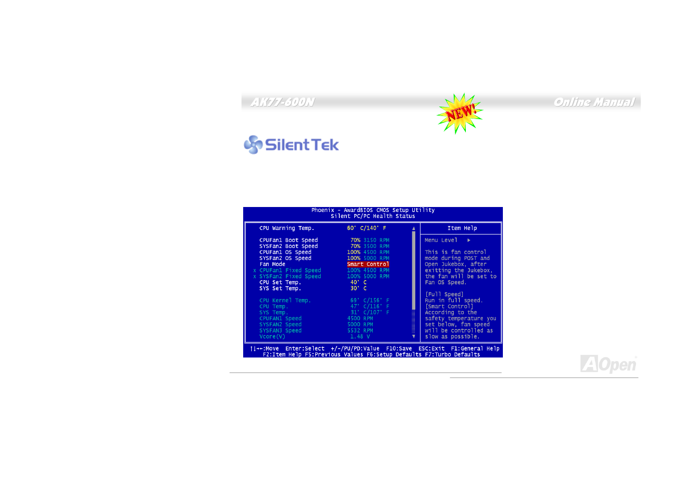 The noise is gone!! ---- silenttek | AOpen AK77-600N User Manual | Page 85 / 111