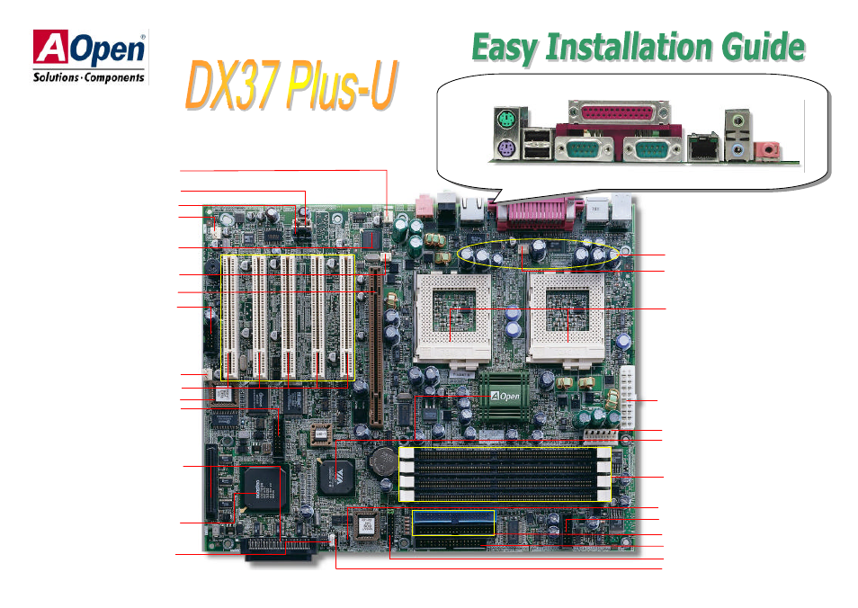 AOpen D X37PU-EG-E0110A User Manual | 8 pages