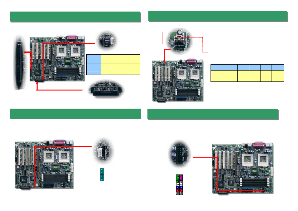 Connecting scsi card led connector, Redundant sps monitoring connector | AOpen D X37PU-EG-E0110A User Manual | Page 5 / 8