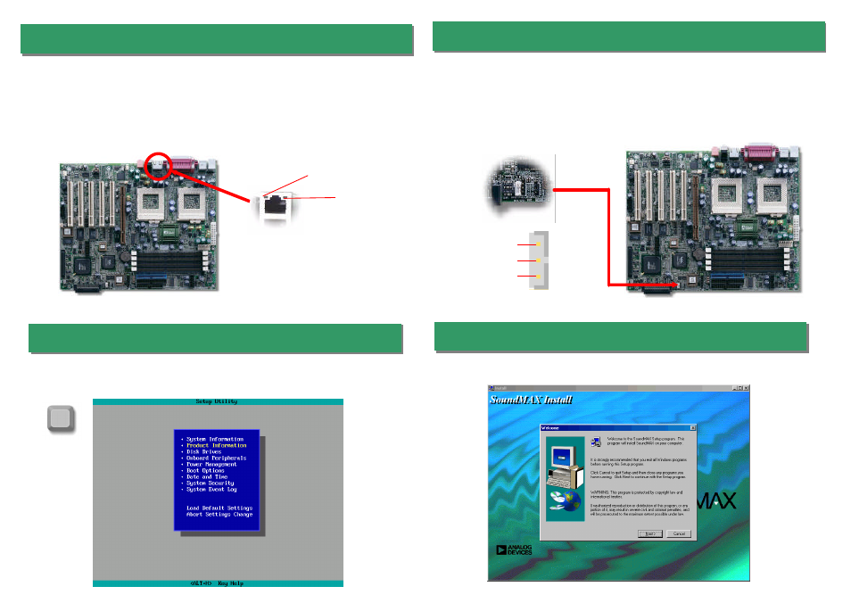 Power-on and load bios setup, Installing onboard sound driver | AOpen D X37PU-EG-E0110A User Manual | Page 6 / 8