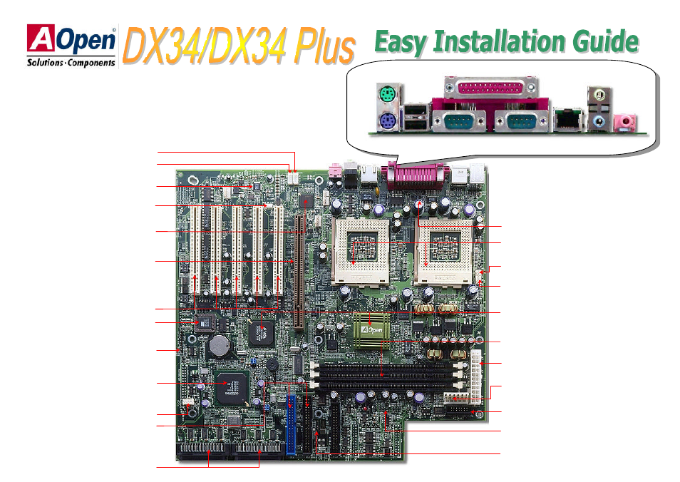 AOpen DX34 PLUS User Manual | 8 pages