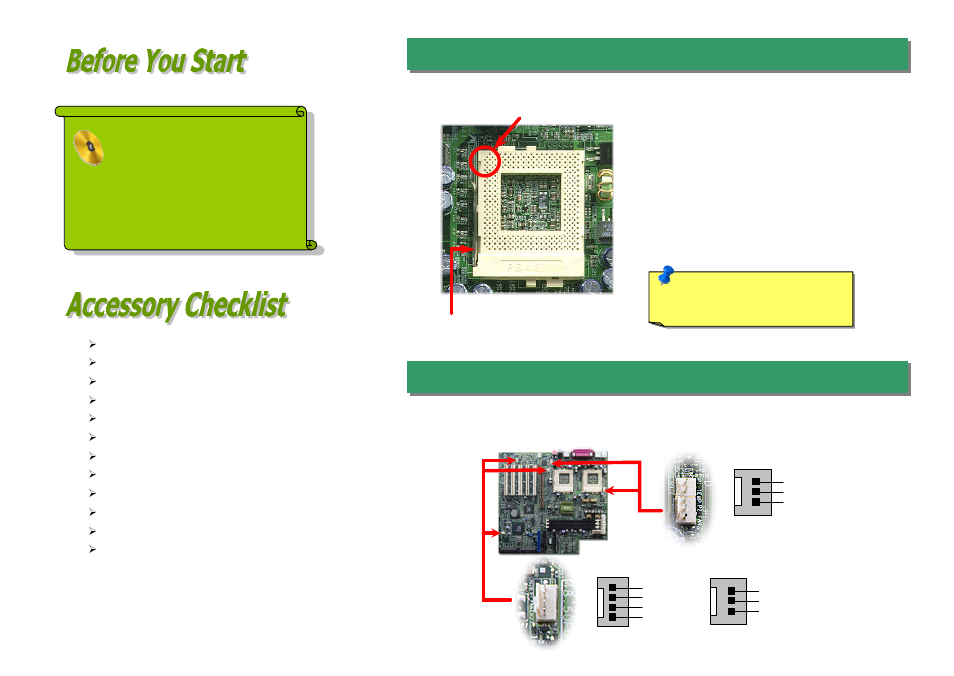 Installing cpu 2. installing cpu & housing fan | AOpen DX34 PLUS User Manual | Page 2 / 8