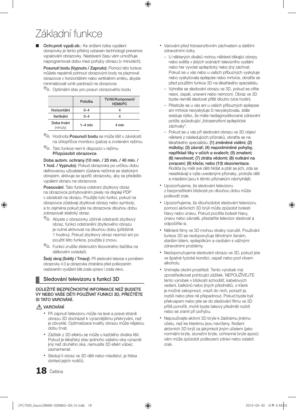 Základní funkce | Samsung PS50C7000YW User Manual | Page 390 / 621