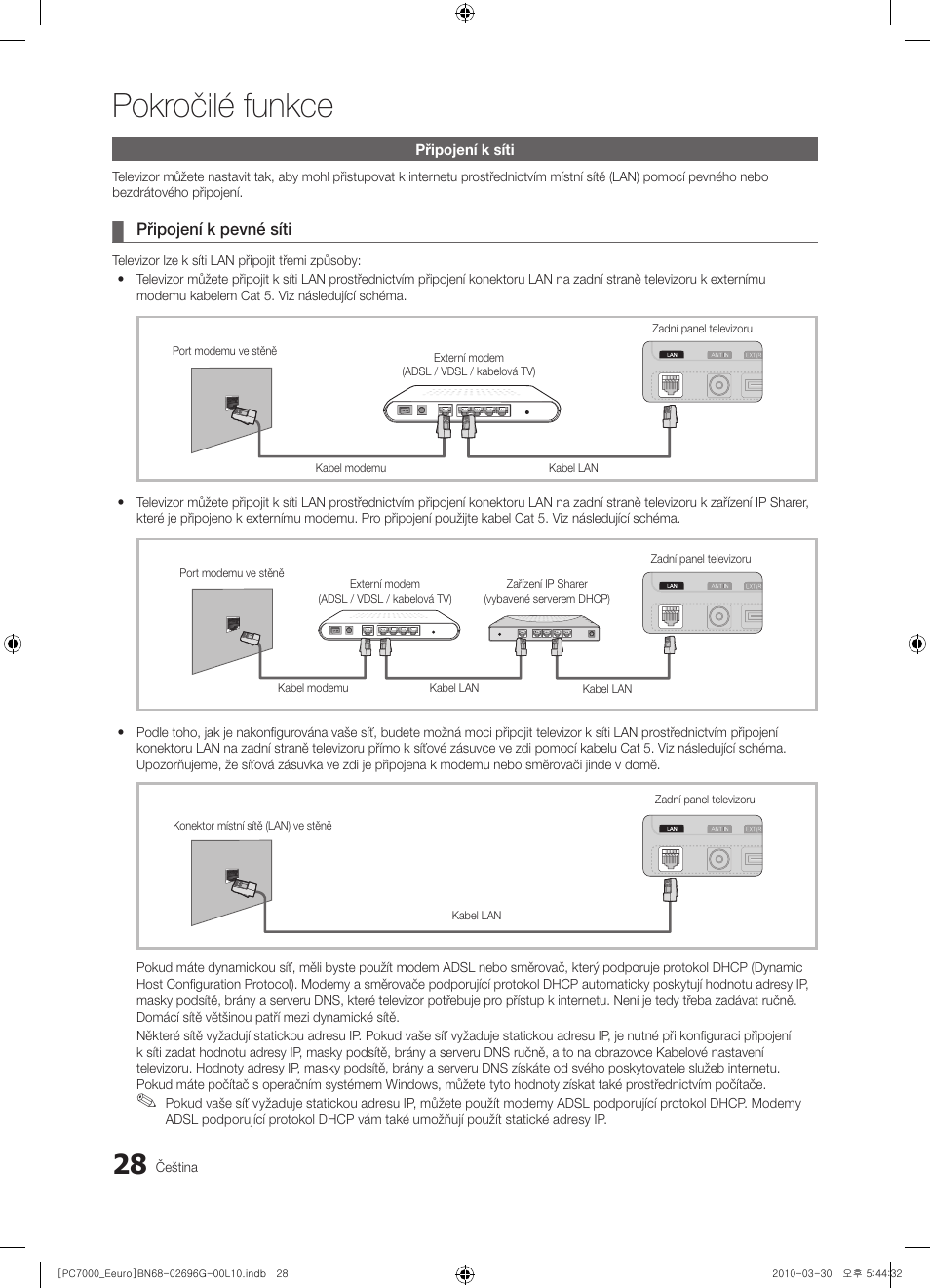 Pokročilé funkce | Samsung PS50C7000YW User Manual | Page 400 / 621