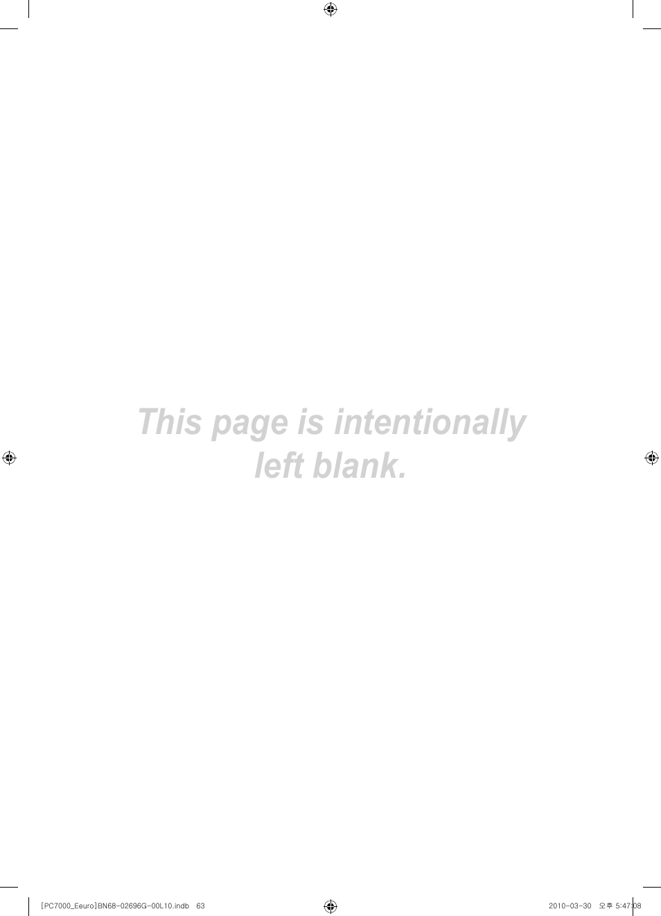 This page is intentionally left blank | Samsung PS50C7000YW User Manual | Page 621 / 621