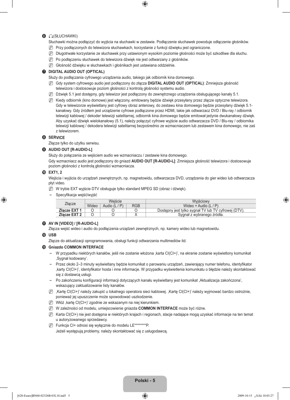 Samsung LE46B620R3W User Manual | Page 117 / 502