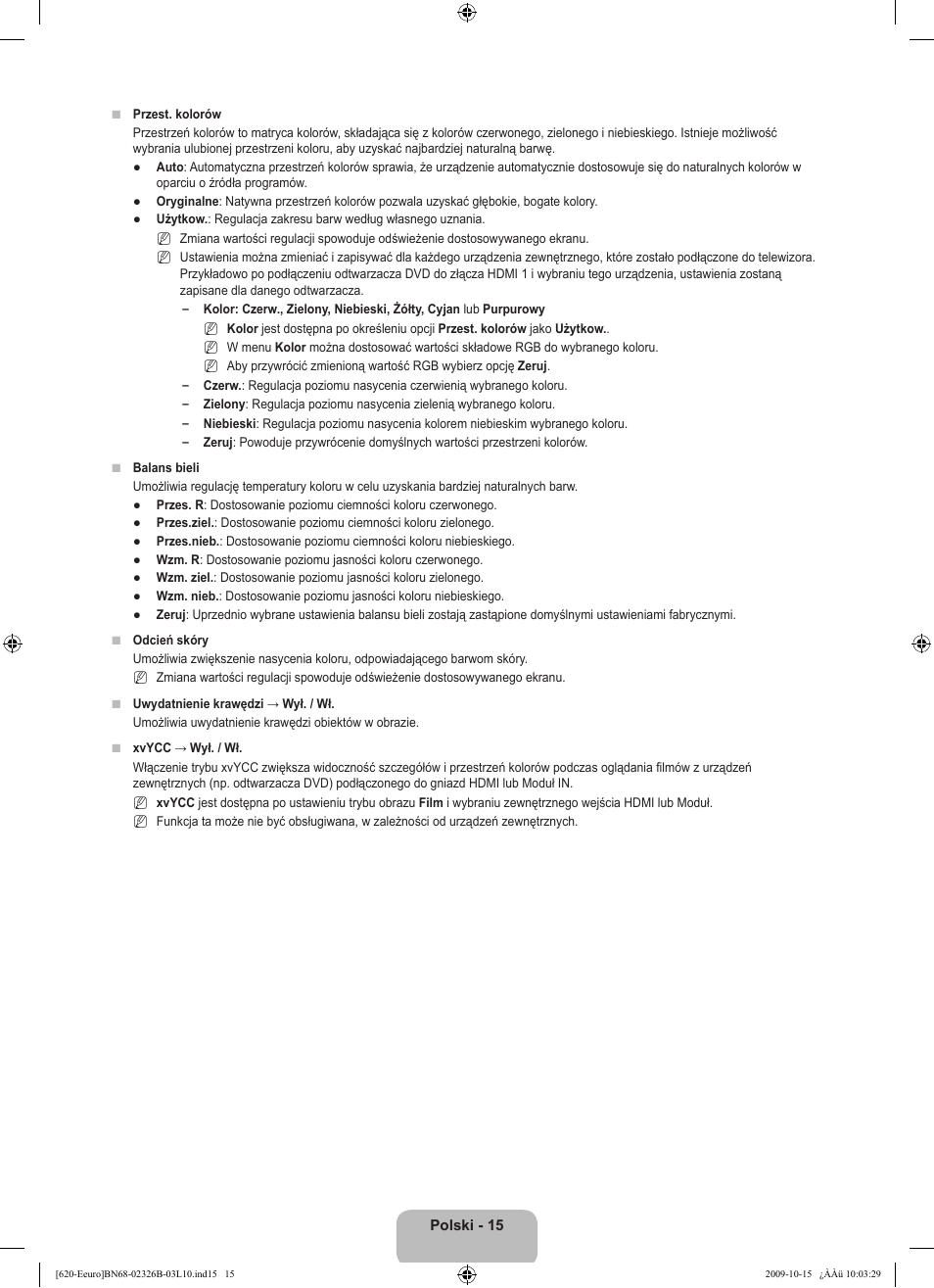 Samsung LE46B620R3W User Manual | Page 127 / 502