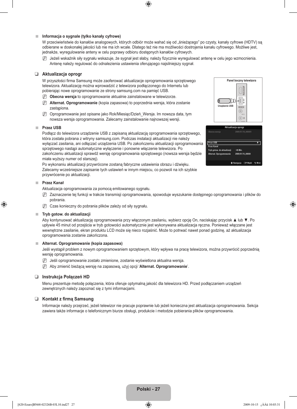 Samsung LE46B620R3W User Manual | Page 139 / 502