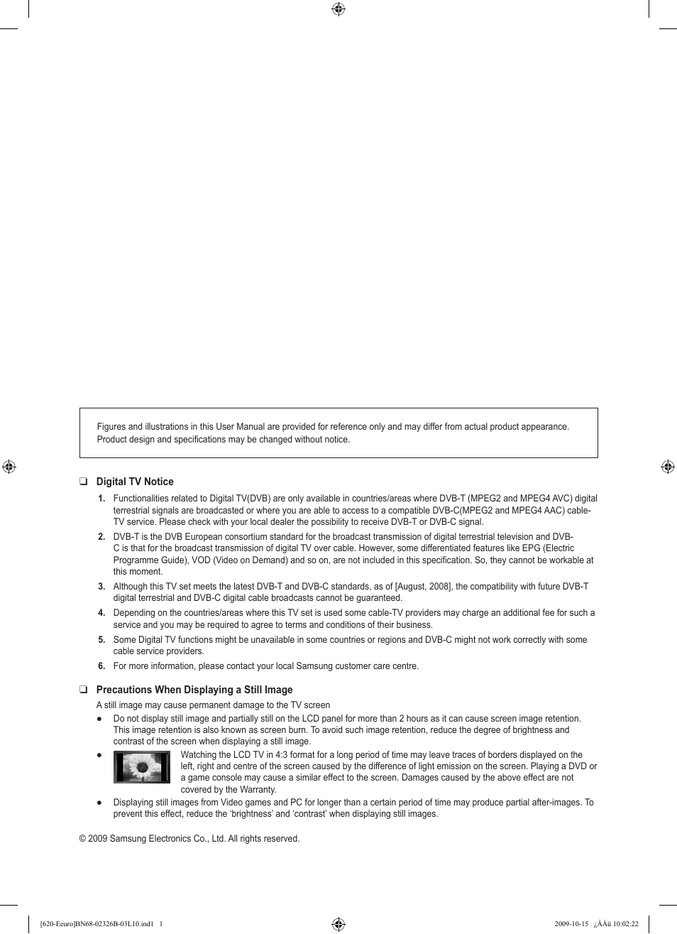 Samsung LE46B620R3W User Manual | Page 2 / 502